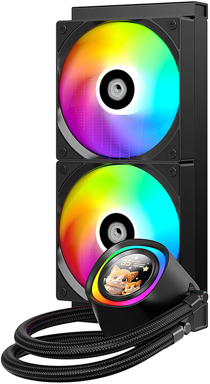 Система жидкостного охлаждения для процессора ID-Cooling FX240 LCD Black