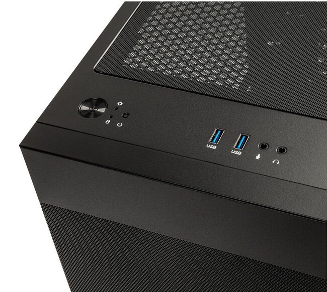 Корпус Lian Li Lancool 205M MESH Micro ATX без БП Black (G99.OE744MX.10)