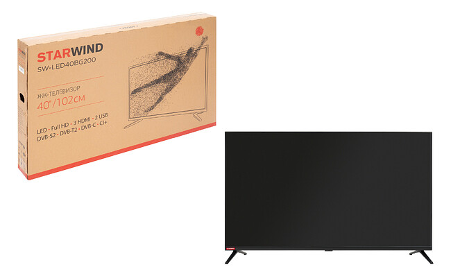 Телевизор StarWind SW-LED40BG200 черный