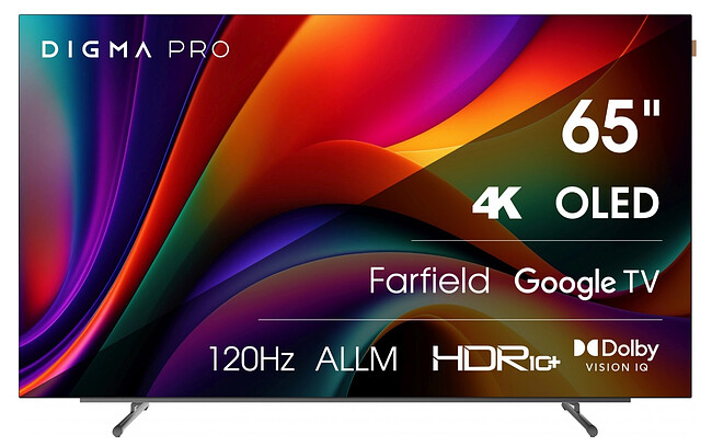 Телевизор Digma Pro 65M черный/серебристый Телевизор Digma Pro 65M черный/серебристый