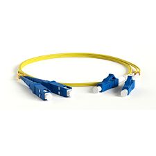 Патч-корд Hyperline FC-D2-9-LC/UR-SC/UR-H-1M-LSZH-YL
