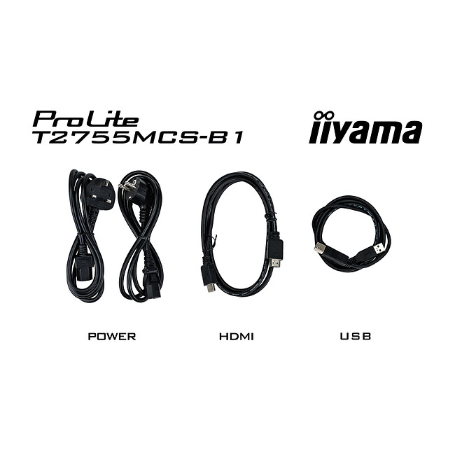 Монитор Iiyama ProLite T2755MSC-B1 черный