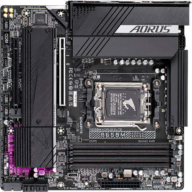 Материнская плата GigaByte B650M Aorus Elite rev. 1.4