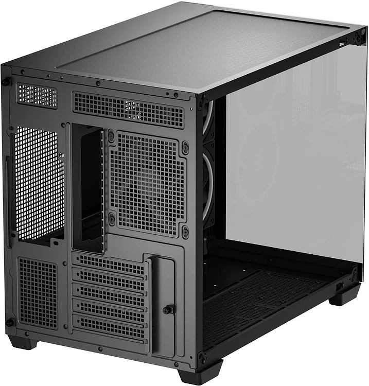 Корпус DeepCool CG330 3F mATX без БП черный (R-CG330-BKNGM3-G)