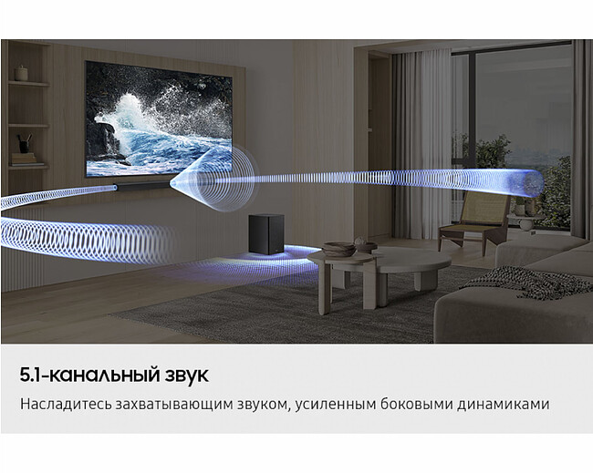 Саундбар Samsung HW-B750F/RU черный