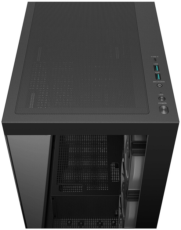 Корпус DeepCool CG580 4F V2 750W черный (R-CG580-4F-V2-PL750D-M)