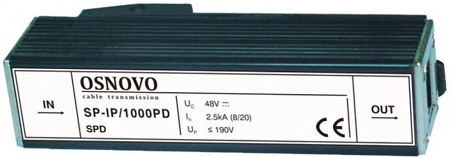 Грозозащита Osnovo SP-IP/1000PD