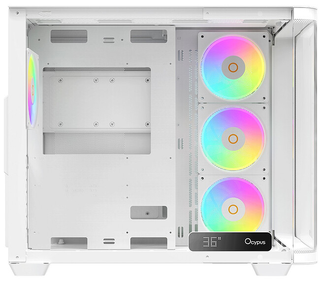 Корпус Ocypus Iota C70 WH Curve ARGB Digital ATX без БП (Iota-C70-WHD400CD-GL)