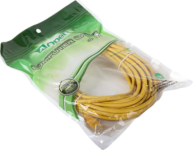 Патч-корд AOpen ANP511 10M Yellow