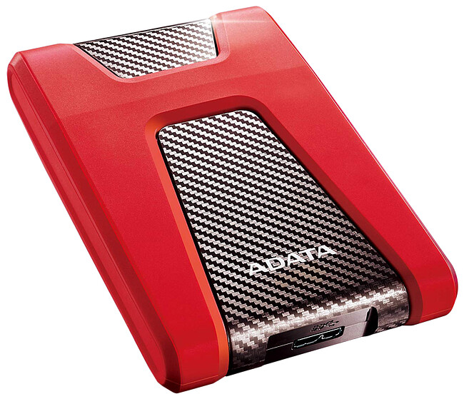 Внешний накопитель A-Data 2Tb AHD650-2TU31-CRD HD650 красный