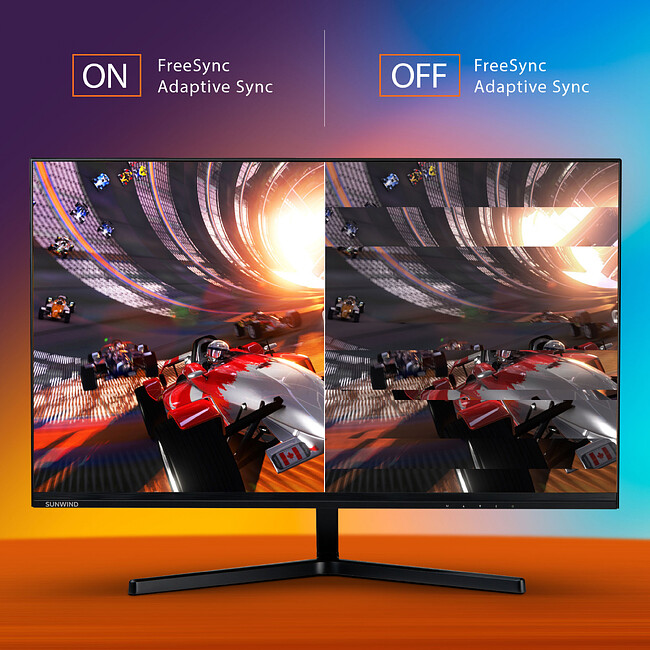 Монитор SunWind SUN-M24BG110 черный