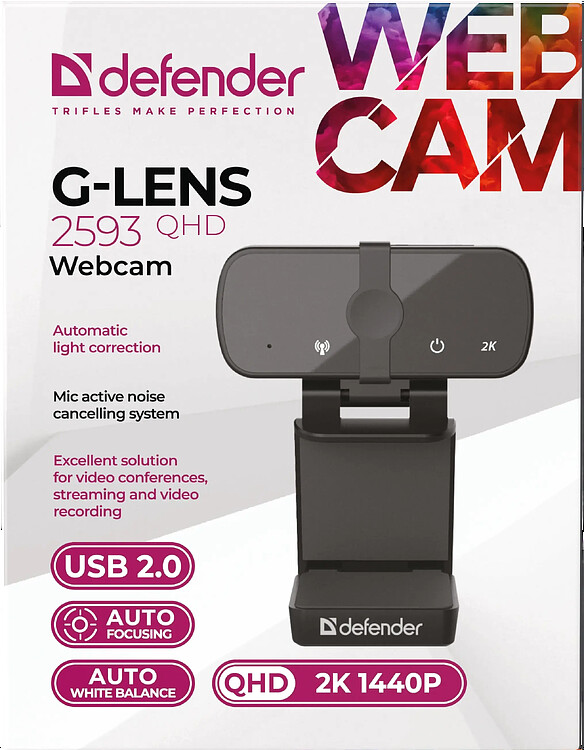 Веб-камера Defender G-lens 2593 (63193)