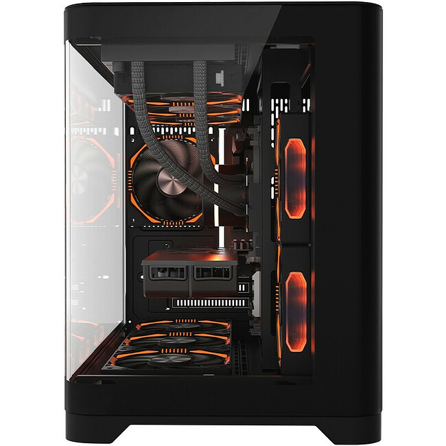 Корпус 1stPlayer UV6 без БП Black (UV6-BK-2FC7R-1FC7)