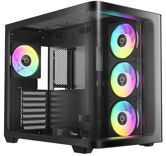 Корпус Ocypus Iota C70 BK Curve ARGB Digital (Iota-C70-BKD400CD-GL)