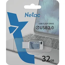 USB Flash-накопитель Netac UA31 32Gb USB2.0 синий (NT03UA31N-032G-20BL)