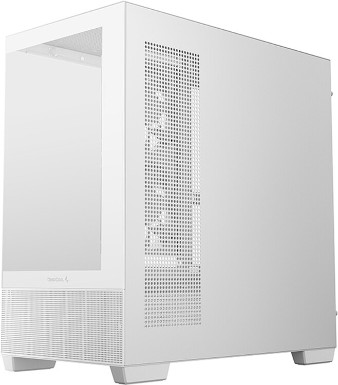Корпус DeepCool CG380 3F WH ITX без БП белый (R-CG380-WHAGM3-G)