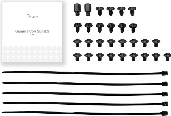 Корпус Ocypus Gamma C54 BK ARGB без БП черный (Gamma-C54-BKD300XX-GL)