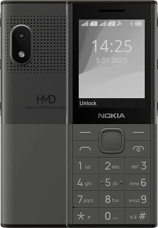 Мобильный телефон Nokia 150 Music DS TA-1716 темно-серый (SP01Z07Z2268Y)