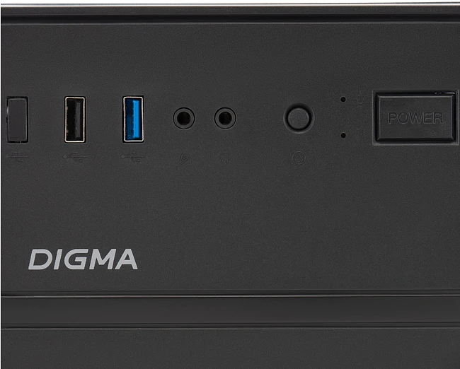 Корпус Digma DCC-MD301 без БП черный
