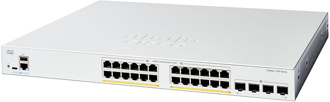 Коммутатор Cisco Catalyst 1300 (C1300-24P-4X)