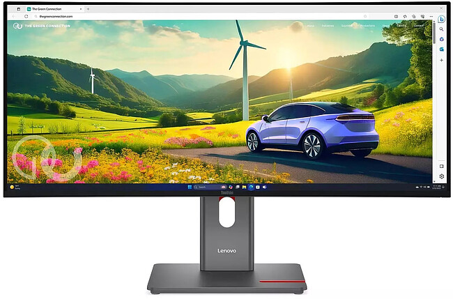 Монитор Lenovo ThinkVision P34WD-40 черный (64ADGAT1UK)