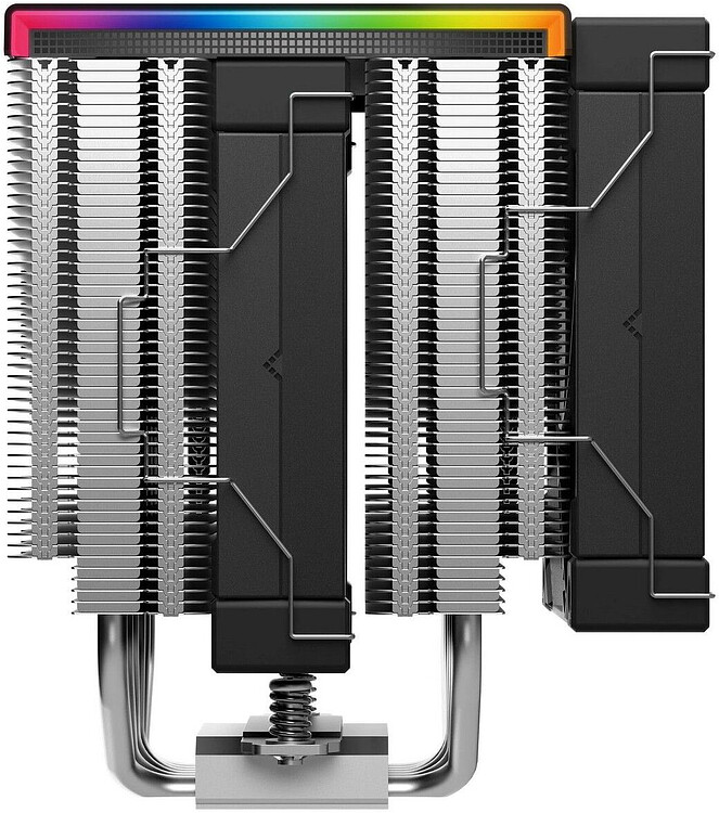 Кулер для процессора DeepCool AK620 Digital SE черный (R-AK620-BKADMN-GJD) + термопаста Deepcool Z3 (DP-TIM-Z3-2)