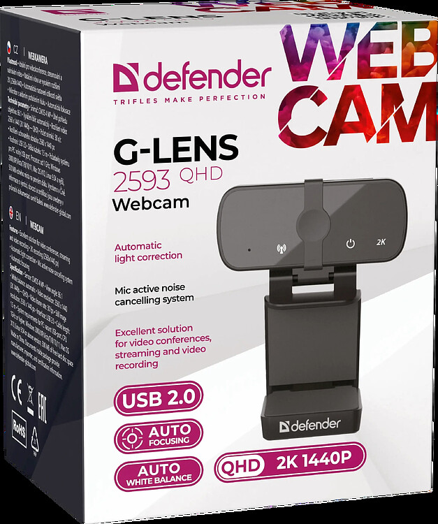 Веб-камера Defender G-lens 2593 (63193)