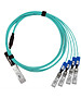 Кабель оптический Lr-Link QSFP28 100G 3M (LRAOC-QSFP28-4SFP28-3M)