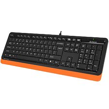 Клавиатура A4 Fstyler черный/оранжевый (FK10)
