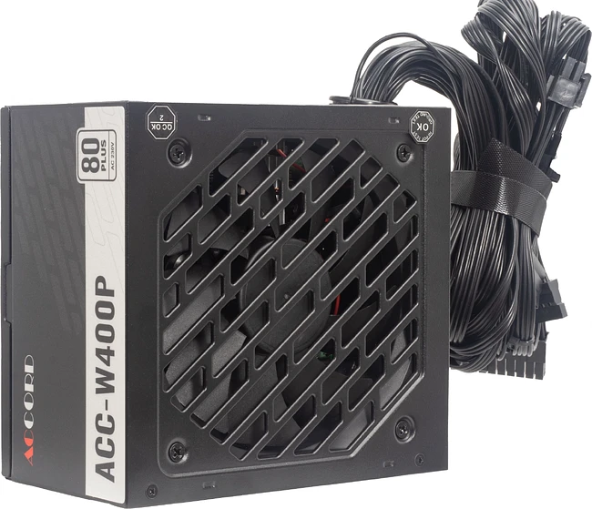 Блок питания Accord ATX 80 Plus 400W White (ACC-W400P)