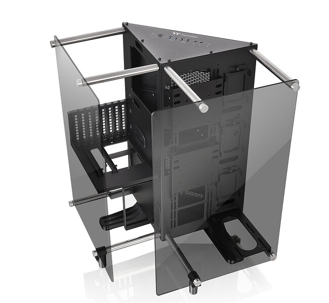 Корпус Thermaltake Core P90 TG ATX без БП черный (CA-1J8-00M1WN-00)