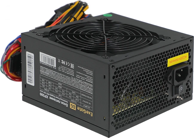 Блок питания ExeGate ATX-XP500 500W 278166 Black (EX219463RUS-S)
