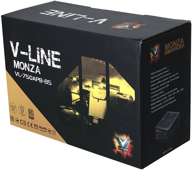 Блок питания Formula V Line Monza ATX 750W (VL-750APB-85)