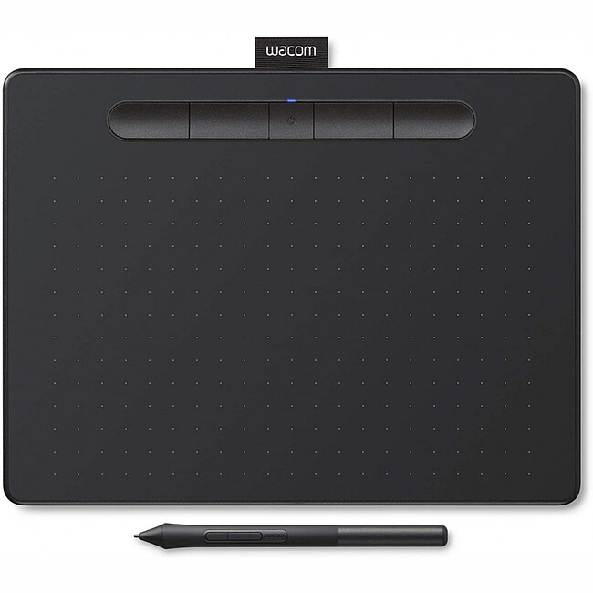 Графический планшет Wacom Intuos M USB черный (CTL-6100K-B)