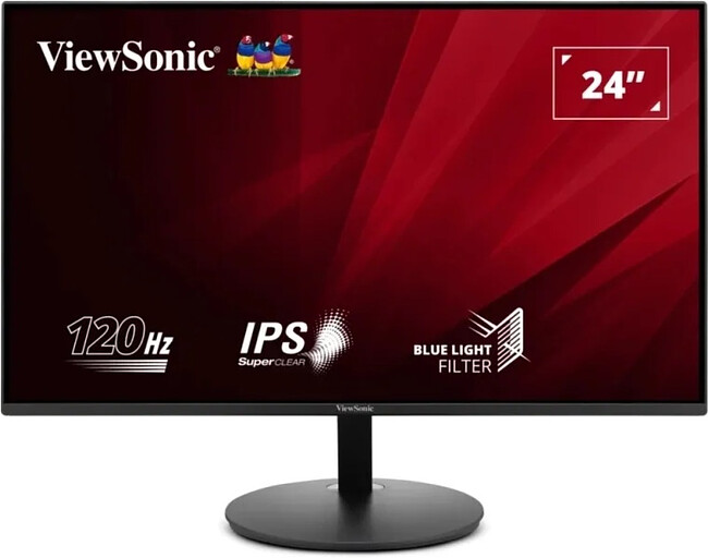 Монитор ViewSonic VA24E1-H черный