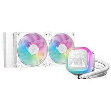 Система жидкостного охлаждения для процессора DeepCool LP240 WH (R-LP240-WHMSMC-G-1)