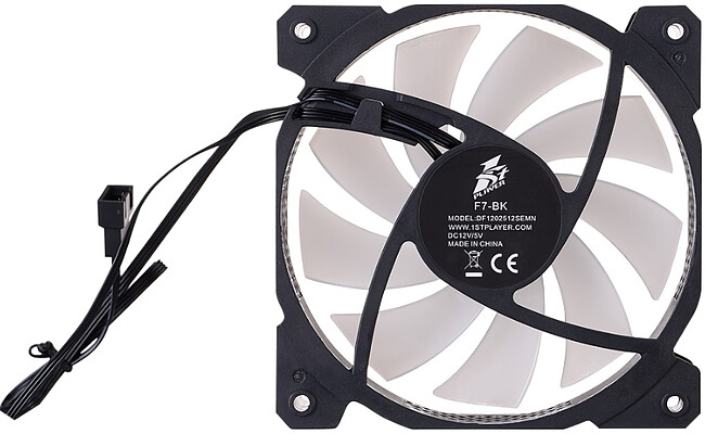 Вентилятор для корпуса 1StPlayer F7 черный (F7-BK)