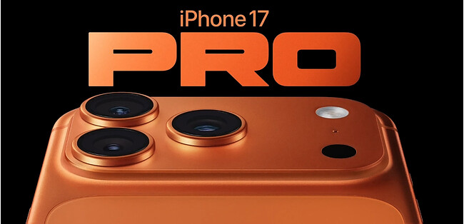 Смартфон Apple iPhone 17 Pro 256GB Cosmic Orange A3523 (MG8H4ZP/A)