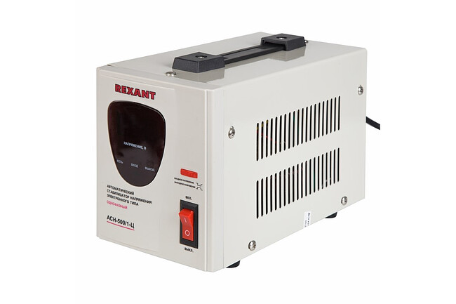 Стабилизатор напряжения Rexant AСН-500/1-Ц серый (11-5000)