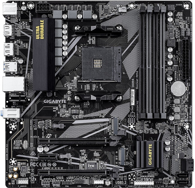 Материнская плата Gigabyte B550M DS3H R2 rev. 1.0