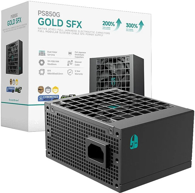 Блок питания DeepCool PS850G-FE 850W (R-PS850G-FE0B-WGEU)