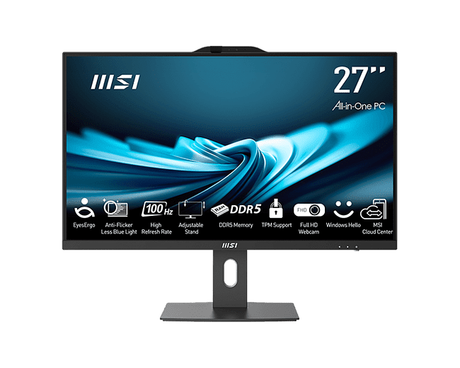 Моноблок MSI Pro AP272P 14M AiO Black (9S6-AF8321-812) Моноблок MSI Pro AP272P 14M AiO Black (9S6-AF8321-812)