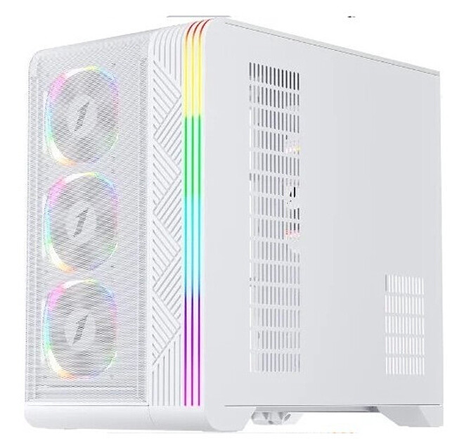 Корпус 1stPlayer VT7 без БП White (VT7-WH-4FS7-W)