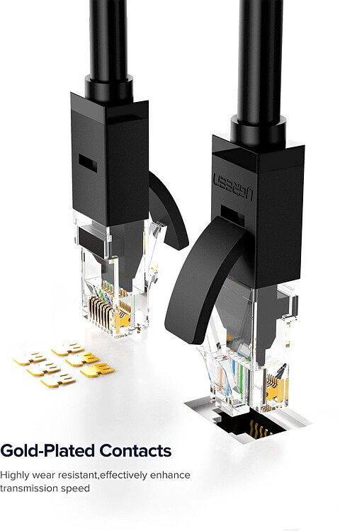 Патч-корд UGREEN NW102-20162 Black (20162)