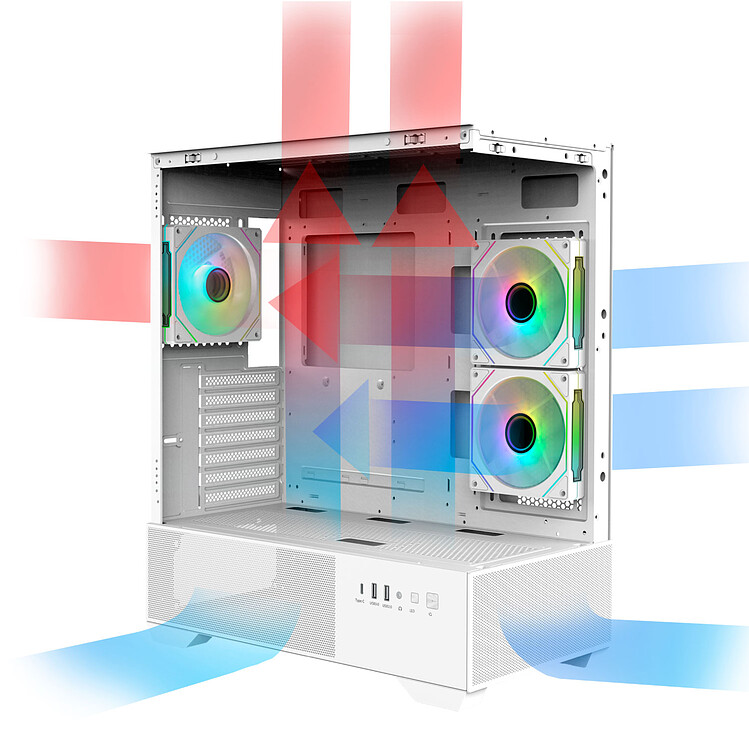 Корпус Zalman Chronix без БП White