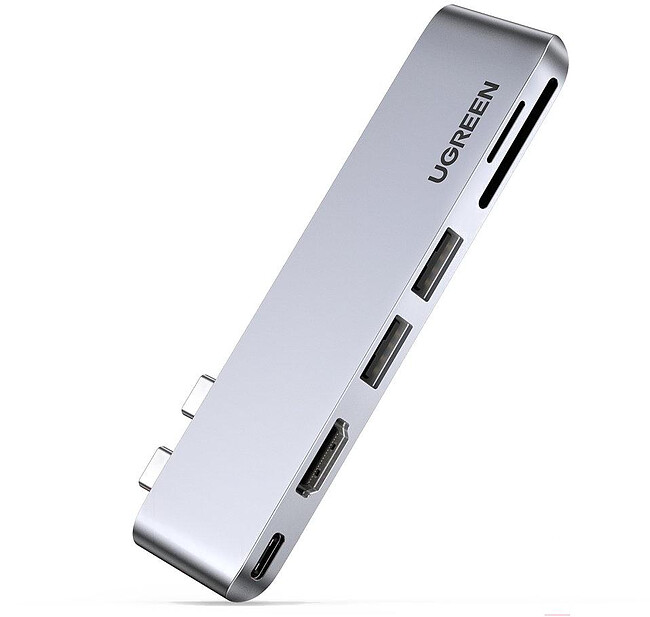 USB-хаб Ugreen CM380-80856 Space Gray (80856)