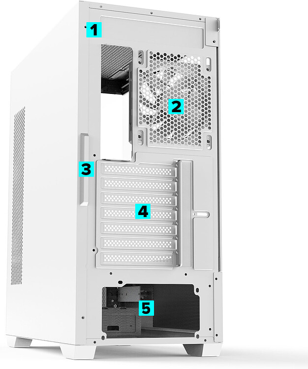 Корпус Zalman Chronix без БП White