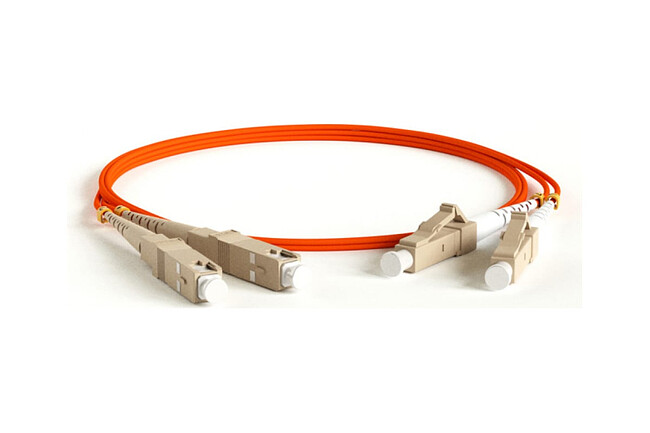 Патч-корд Hyperline FC-D2-50-LC/PR-SC/PR-H-3M-LSZH-OR