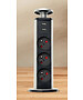 Разветвитель Premier PX/BL-VRT-3R-2USB-GRE серый