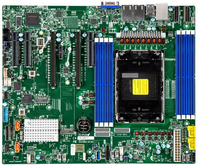 Материнская плата Supermicro MBD-X13SEI-F-B Материнская плата Supermicro MBD-X13SEI-F-B